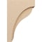 Ekena Millwork 10"W x 20"D x 30"H Classic Helena Rough Cedar Woodgrain TimberThane Corbel, Primed Tan CORUR10X20X30HELRCPR - alternate 6